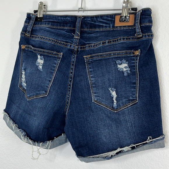 Judy‎ Blue Women’s Distressed Denim Shorts size Small - Picture 6 of 9